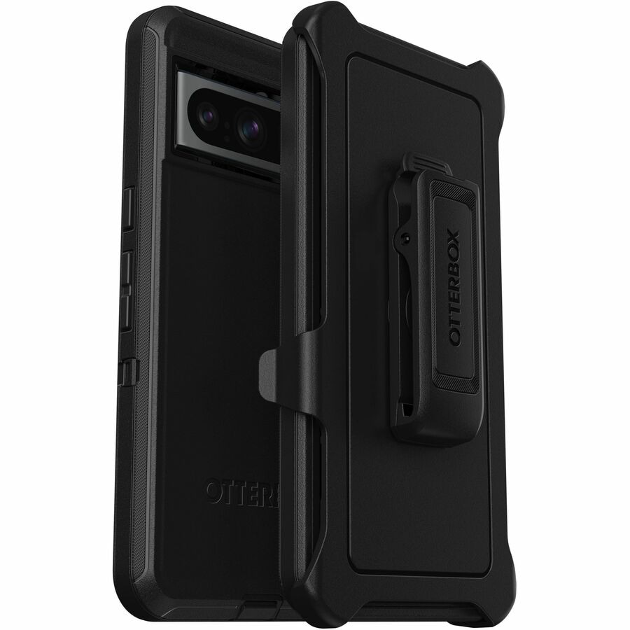 OtterBox Defender Carrying Case (Holster) Google Pixel 8 Pro Smartphone - Black