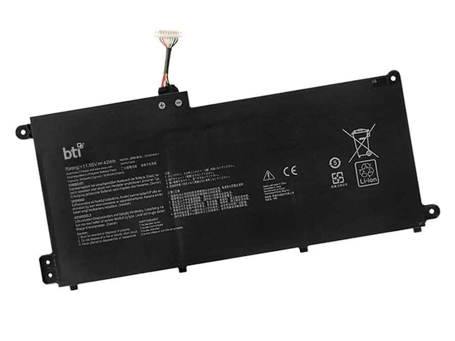 BTI 11.55V 42Whr 3640mAh Lithium-Ion Battery for Notebook