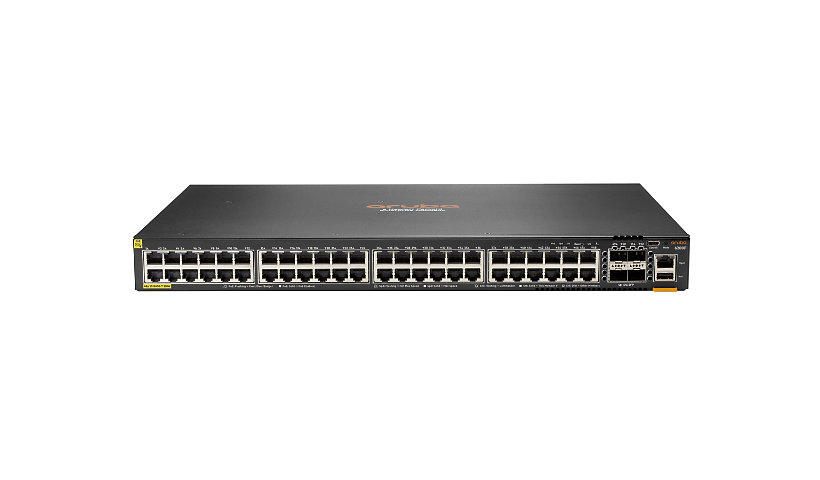 HPE Aruba Networking CX 6200F 48G 4SFP Switch - switch - Max. Stacking Distance 10 kms - 48 ports - managed -