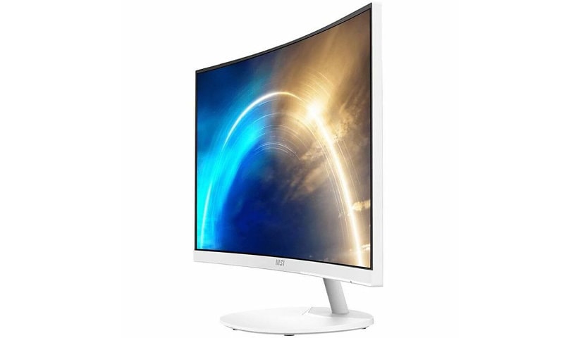 MSI Pro MP271CAW 27" Class Full HD Curved Screen LCD Monitor - 16:9 - White