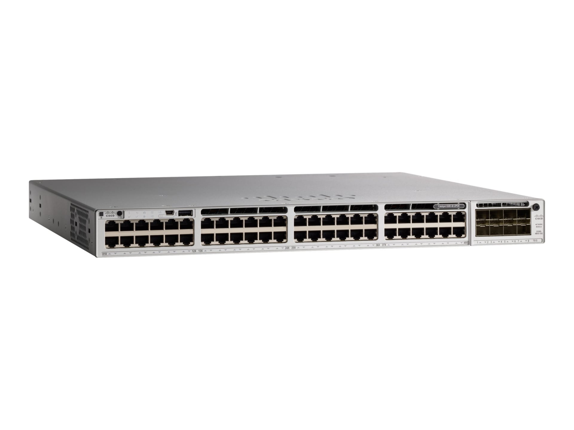 Cisco Meraki Catalyst 9300-48U - switch - 48 ports - managed - rack-mountab