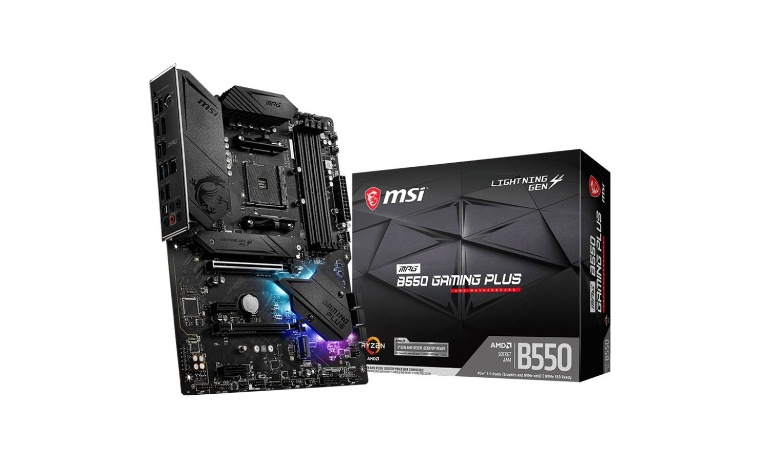 MSI MPG B550 GAMING PLUS Desktop Motherboard - AMD B550 Chipset