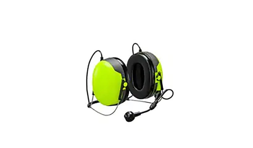 3M PELTOR CH-3 Neckband Headset with FLX2 Cable - Bright Yellow