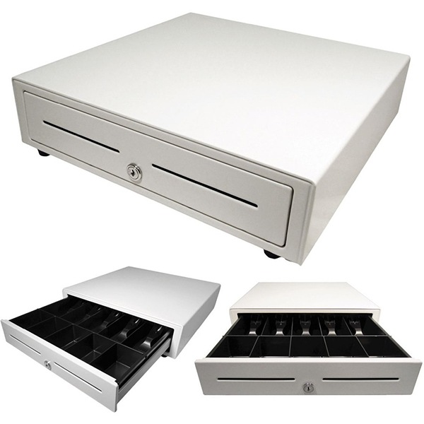 APG Vassario Genesis 16"x16" Cash Drawer - White