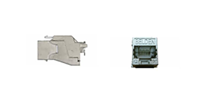 Belden CAT6+ Shielded Modular Jack for KeyConnect Patch Panels
