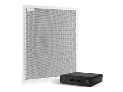 Shure Ceiling Array Microphone Bundle with 1 ANIUSB-Matrix Audio Network Interface - White