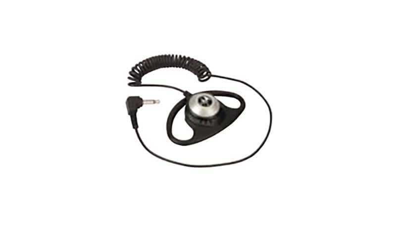 Motorola D-Shell Receive Only Earpiece with 3.5mm Audio Jack for MTP3000 Remote Speaker Microphones - Black