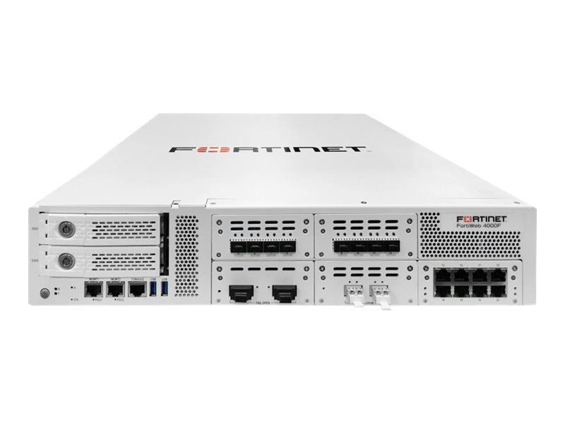 Fortinet FortiWeb 4000F - security appliance - with 1 year 24x7 FortiCare and FortiWeb Advanced bundle