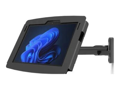 Compulocks Surface Pro 8-10 Space Enclosure Swing Wall Mount Plus Hub Black mounting kit - for tablet - black