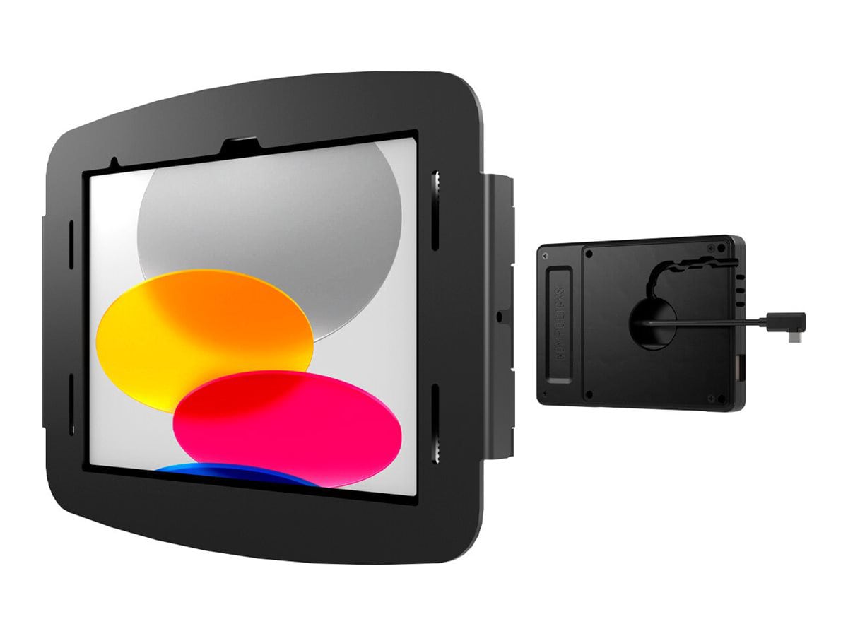 Compulocks iPad Air 10.9" (4-5th Gen) Space Enclosure Wall Mount Plus Hub mounting kit - for tablet - black