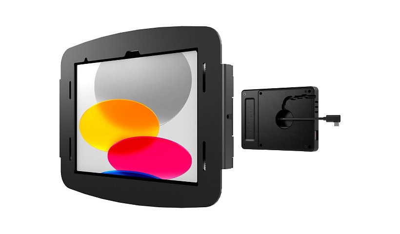 Compulocks iPad Air 10.9" (4-5th Gen) Space Enclosure Wall Mount Plus Hub mounting kit - for tablet - black