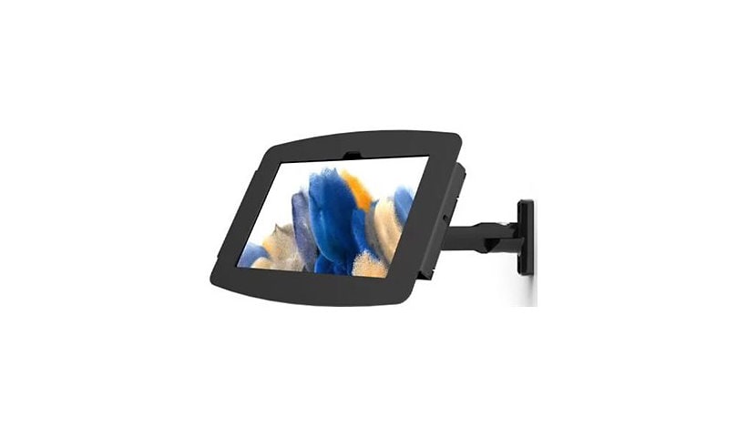 Compulocks Galaxy Tab A8 10.5" Space Enclosure Swing Wall Mount Plus Hub mounting kit - for tablet - black