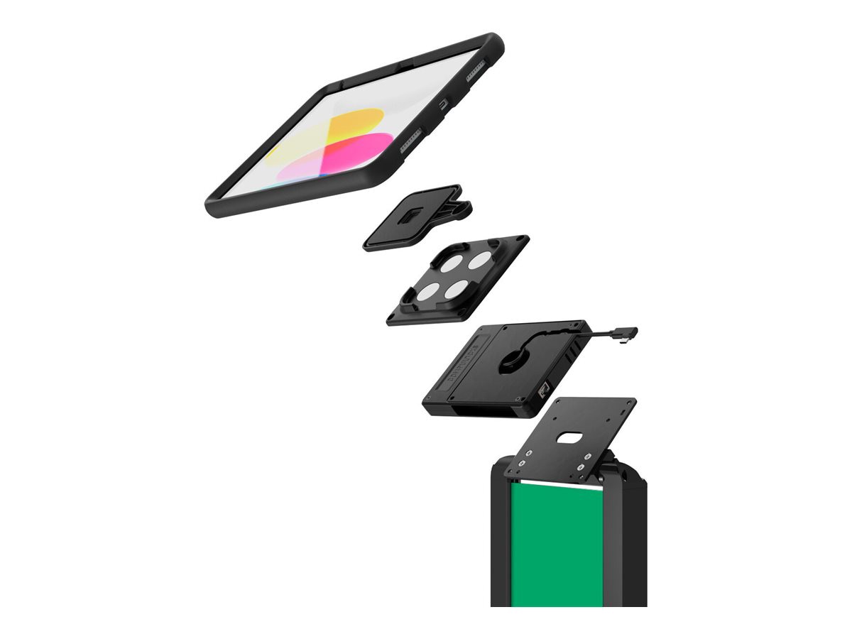 Compulocks Universal Tablet Magnetic Brandable Floor Stand Plus Hub mountin
