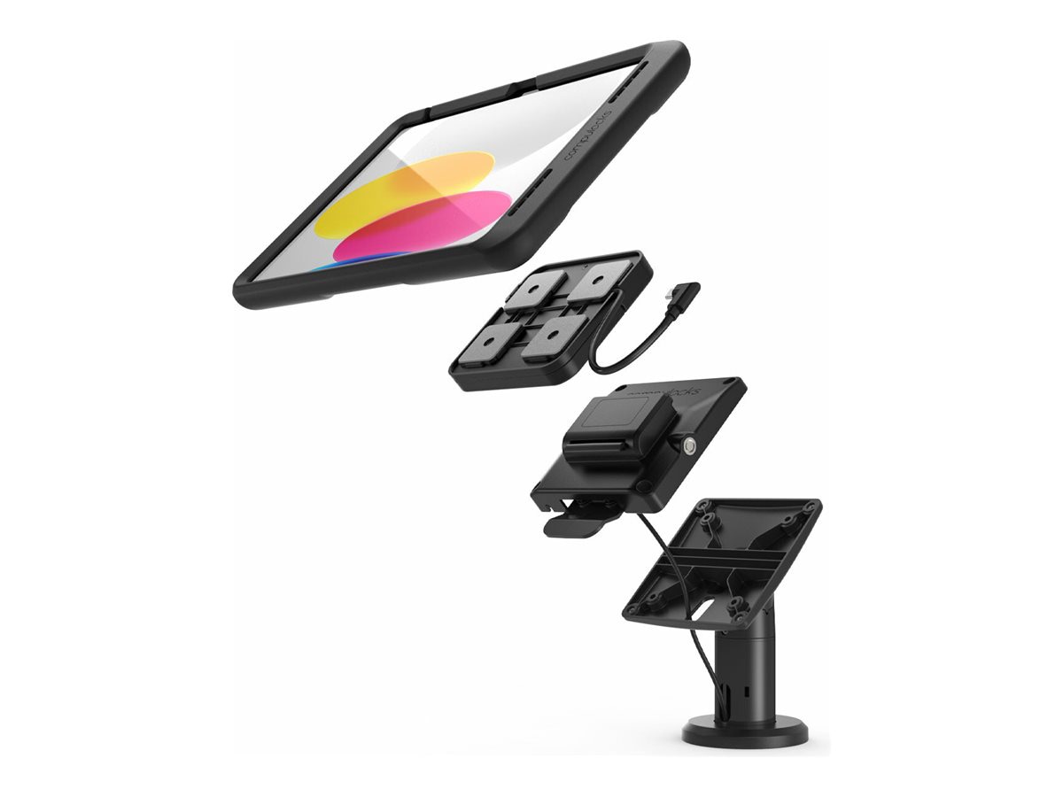 Compulocks iPad 10.9" 10th Gen PowerMove Tilting Stand 4" mounting kit - for tablet - black