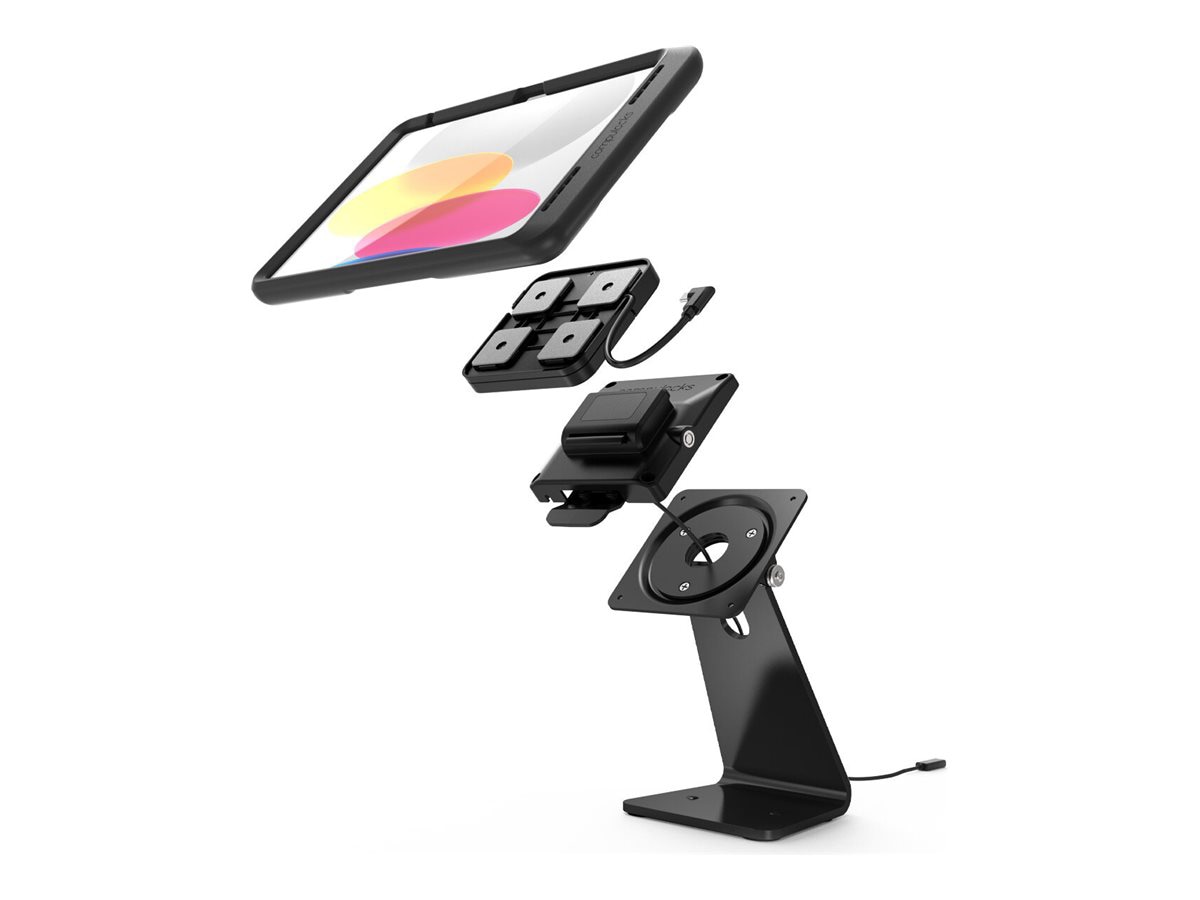 Compulocks iPad 10.9" 10th Gen PowerMove Rotating Counter Stand mounting kit - for tablet - rotating - black