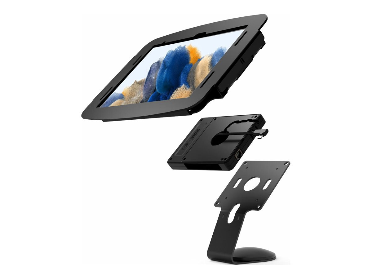 Compulocks Galaxy Tab A8 10.5" Space Enclosure Core Counter Stand or Wall Mount Plus Hub mounting kit - for tablet -