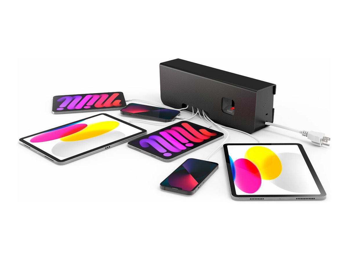 Compulocks Security Power Strip US 6 plugs - power distribution strip - secured