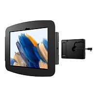 Compulocks Galaxy Tab A8 10.5" Space Enclosure Wall Mount Plus Hub enclosure - for tablet - plus hub - black