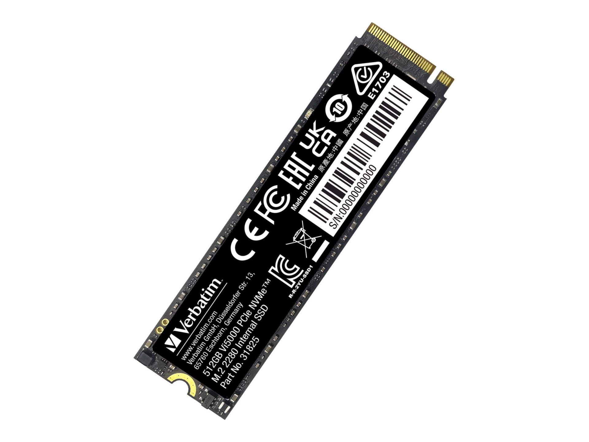 Verbatim Vi5000 - SSD - 512 GB - PCIe 4.0 x4