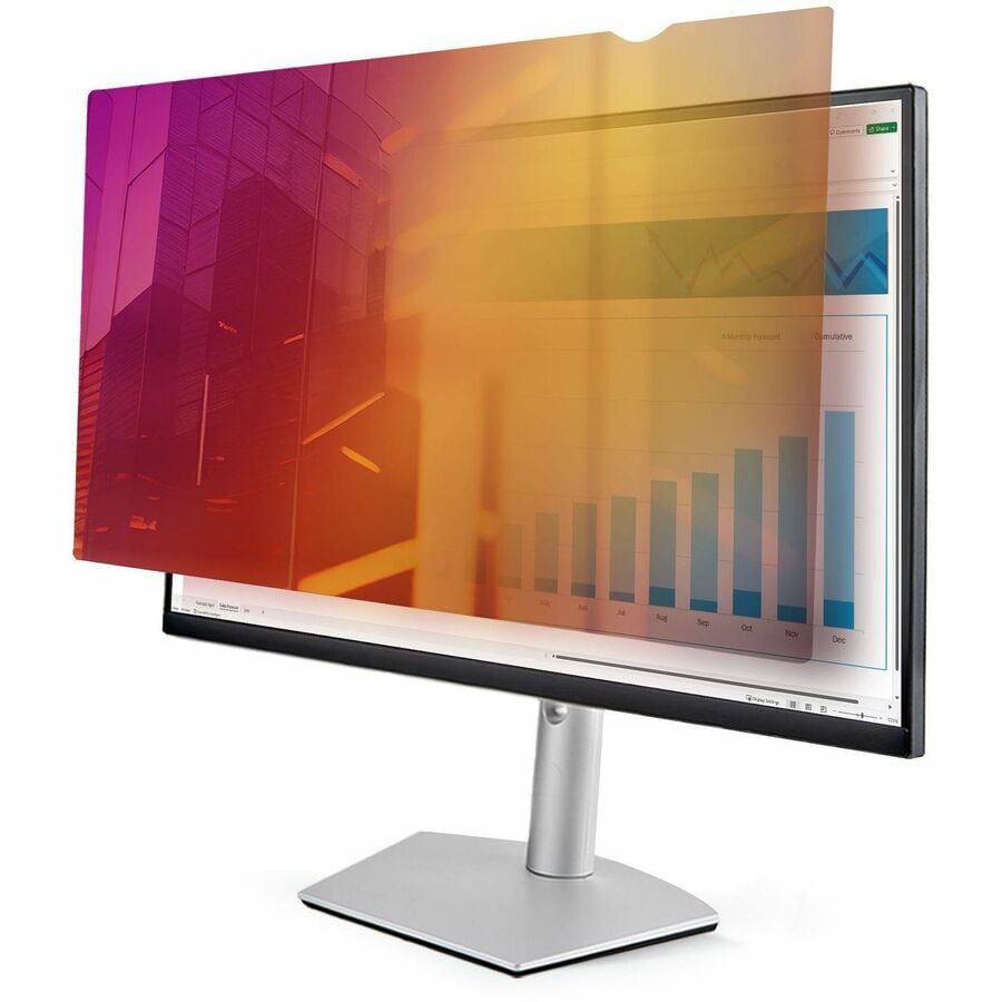 StarTech.com 23.8-inch 16:9 Gold Monitor Privacy Screen, Reversible Filter w/Enhanced Privacy, Screen Protector/Shield,