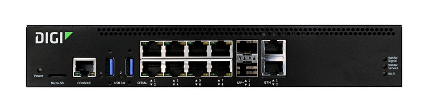 Digi Connect EZ 8-Port Serial Server with RS-232,CMG4,Cellular Antennas and US Power Cord