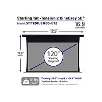 Elite Screens Starling Tab-Tension 2 Series STT120U2HD5-E12 - projection screen - 120" (120.1 in)