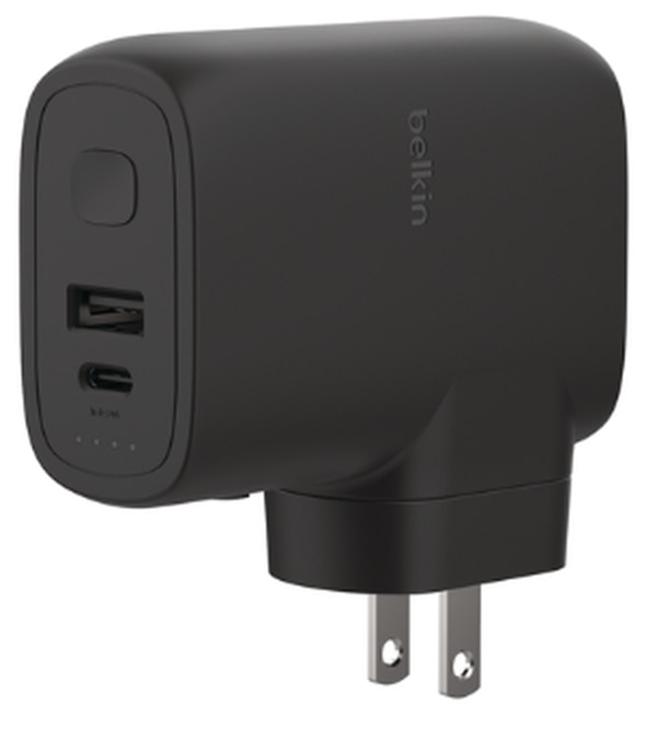 Belkin Hybrid PD Wall Charger 25W + Power Bank 5K - 1xUSB-C 1xUSB-A - Portable