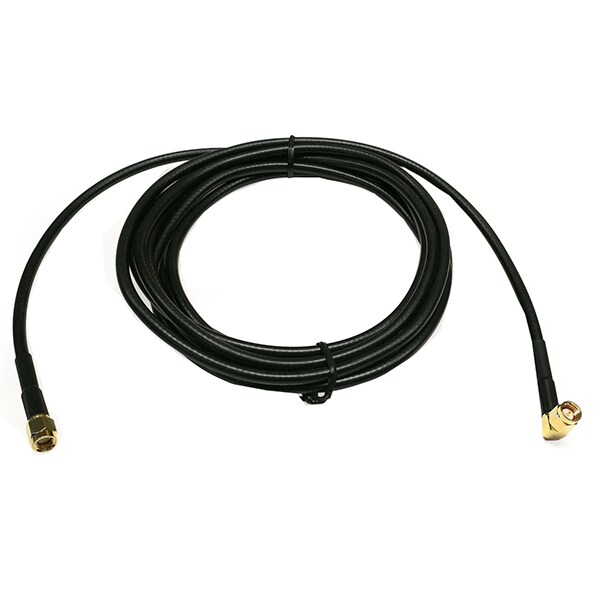 Brady 1m SMA-Male to RP-SMA Antenna Cable for FR22 Fixed RFID Reader - Blac