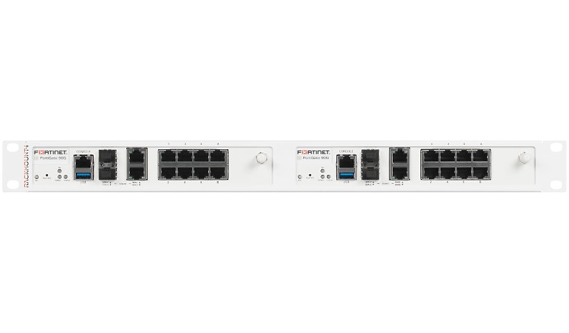 Rackmount.IT Rack Mount Kit for FortiGate 90G/91G Next Generation Firewall Appliance - White