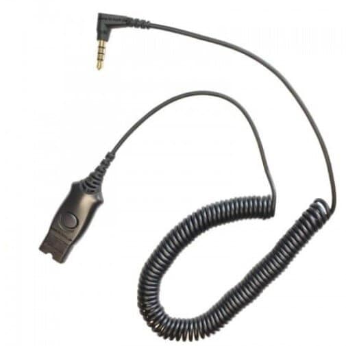 Poly 10' Coiled Cable with 3.5mm to QD Connector