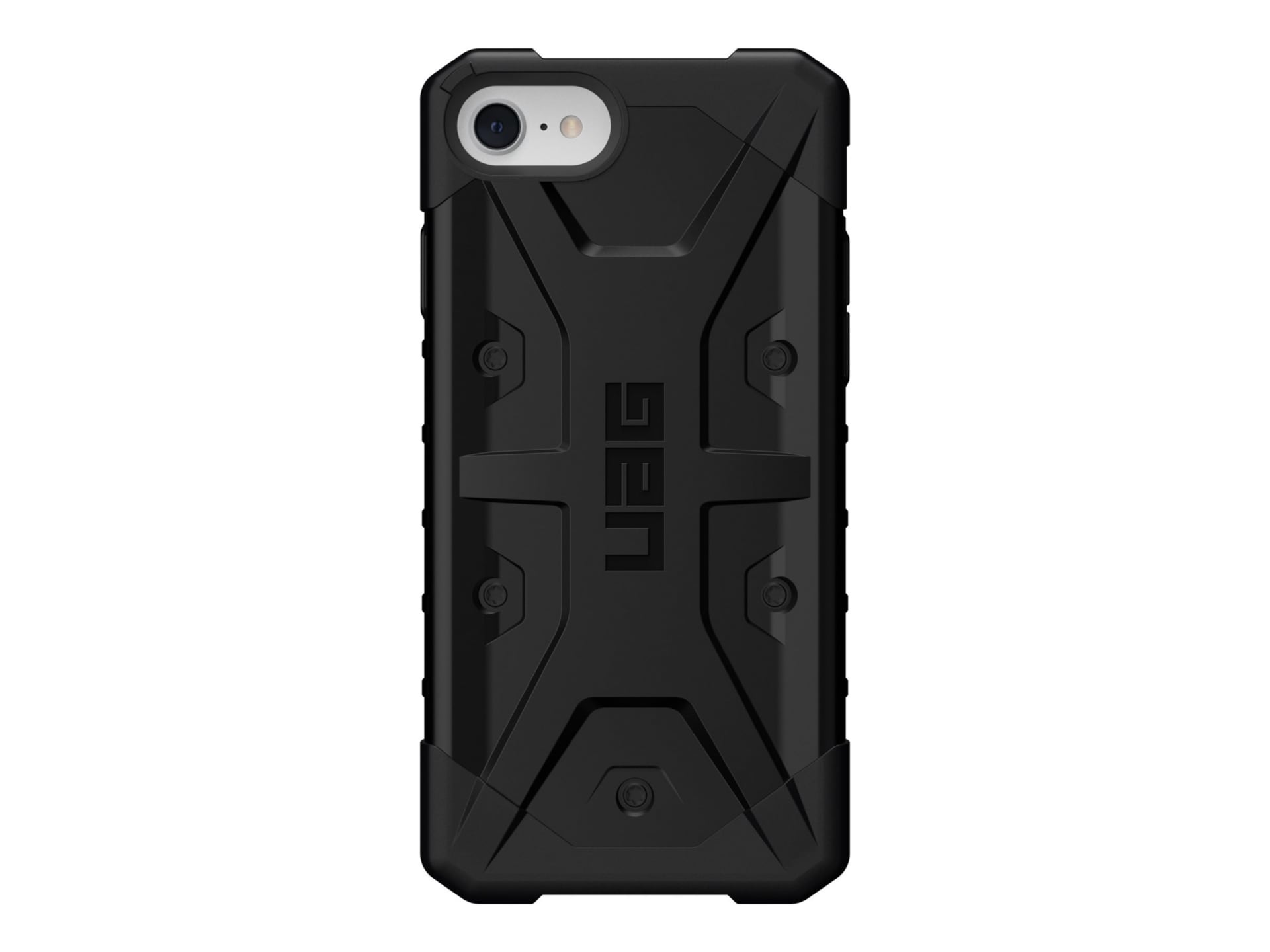 UAG Rugged Case for Apple iPhone SE (2022) [4.7-in] - Pathfinder Black - back cover for cell phone