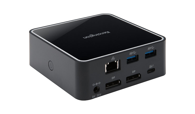 Kensington SD2400T Thunderbolt 3 40Gbps Dual 4K Nano Dock - 85W PD - Win/Mac - docking station - USB-C / Thunderbolt 3 -