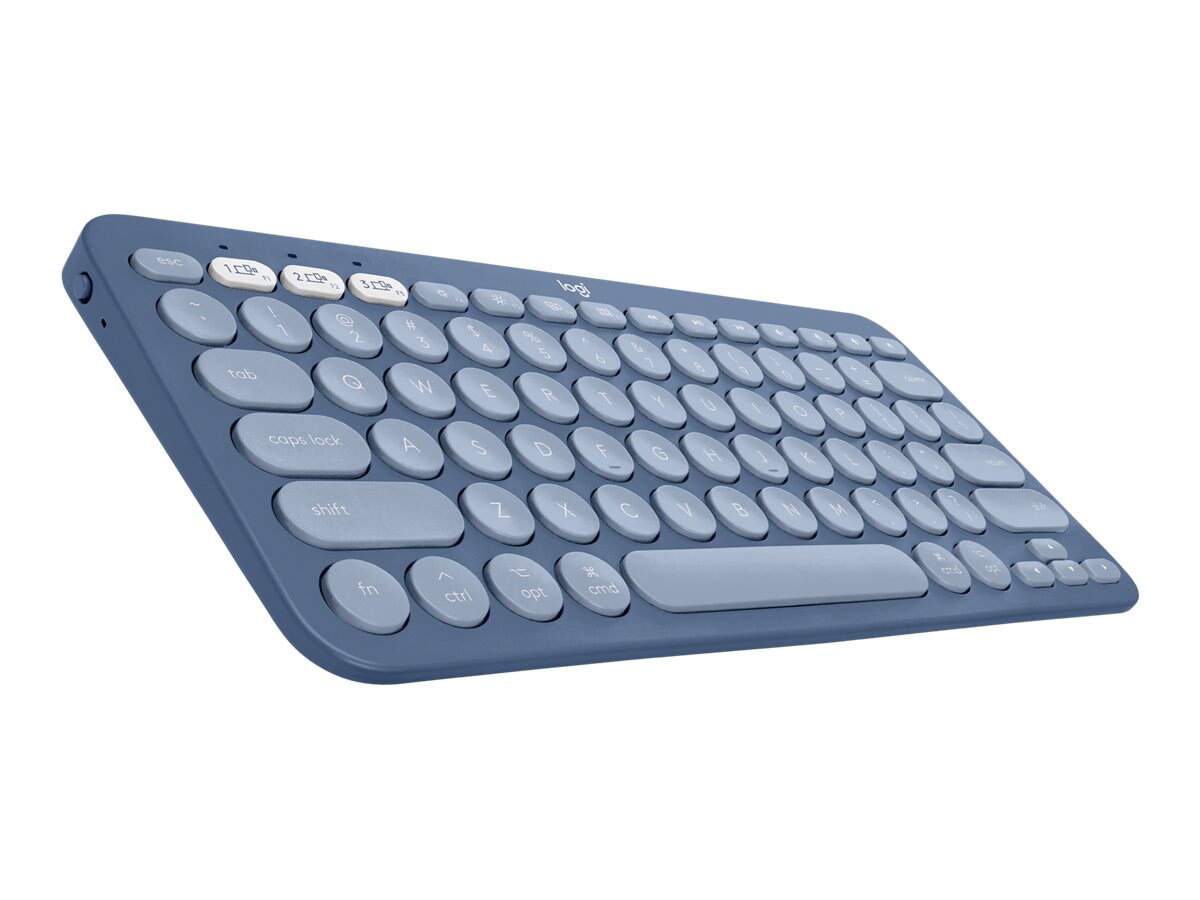 Logitech K380 Multi-Device Bluetooth Keyboard for Mac with Compact Slim Profile - Blueberry - keyboard - blueberry