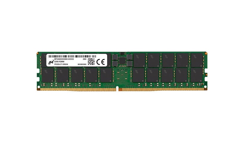 Micron - DDR5 - module - 64 Go - DIMM 288 broches - 4800 MHz / PC5-38400 - mémoire enregistré