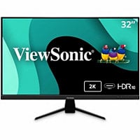 ViewSonic VX3267U-2K 32" Class WQHD LED Monitor - 16:9 - Black