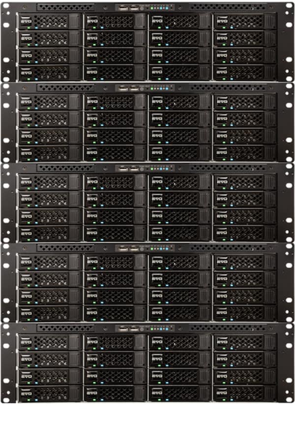 SNS EVO Nearline 3U 16 Bay Shared Storage Server with 16x6TB Hard Drive