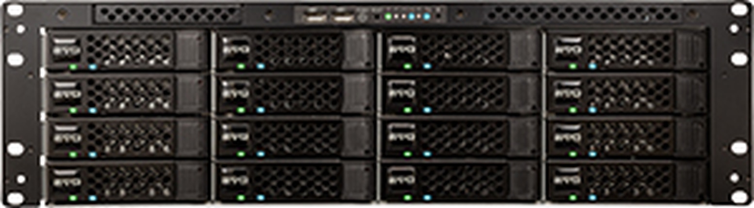 SNS EVO 3U 16 Bay Shared Storage Server with 128TB Raw Capacity Hard Drive