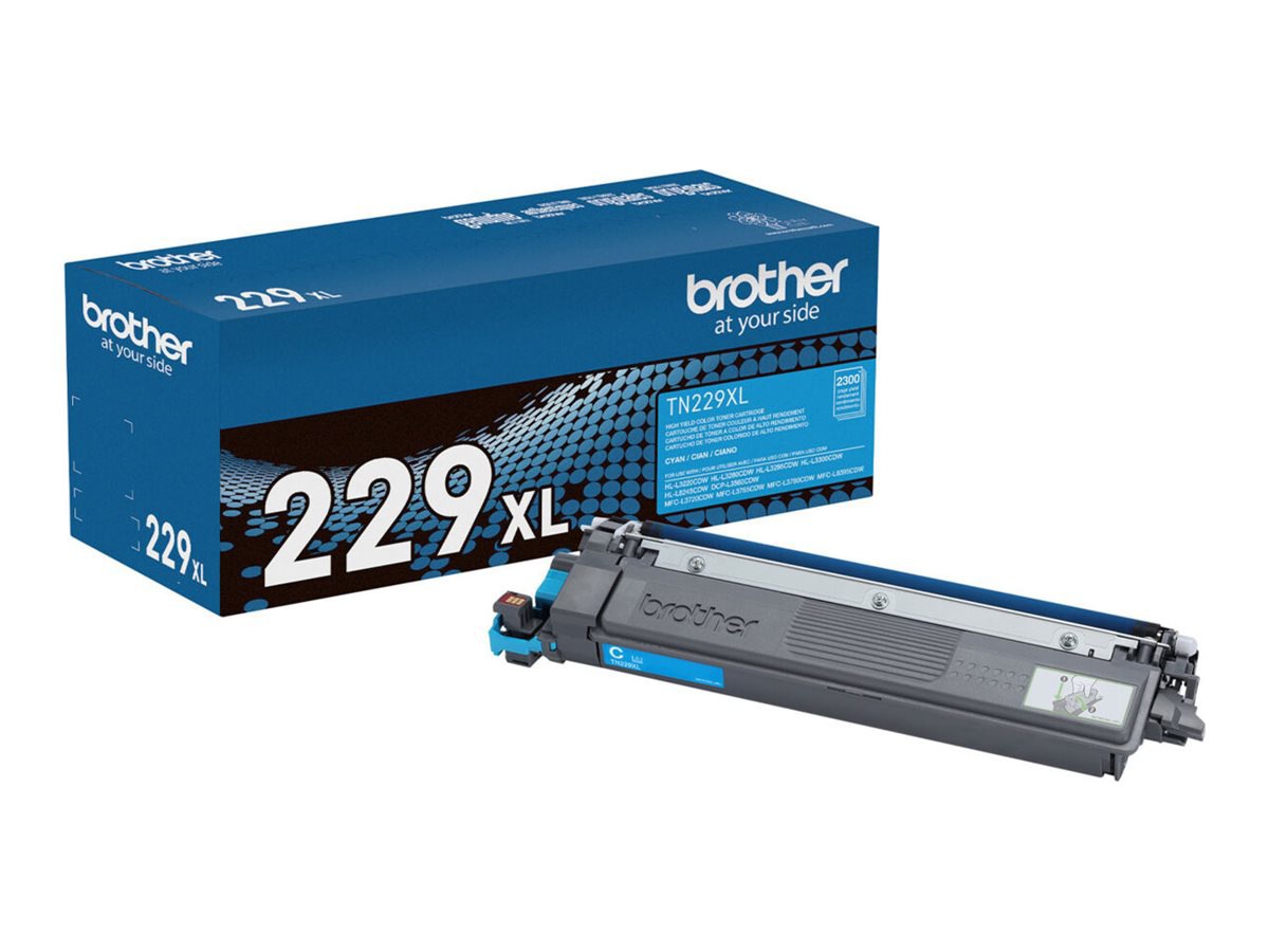 Brother TN229XLC - High Yield - cyan - original - toner cartridge