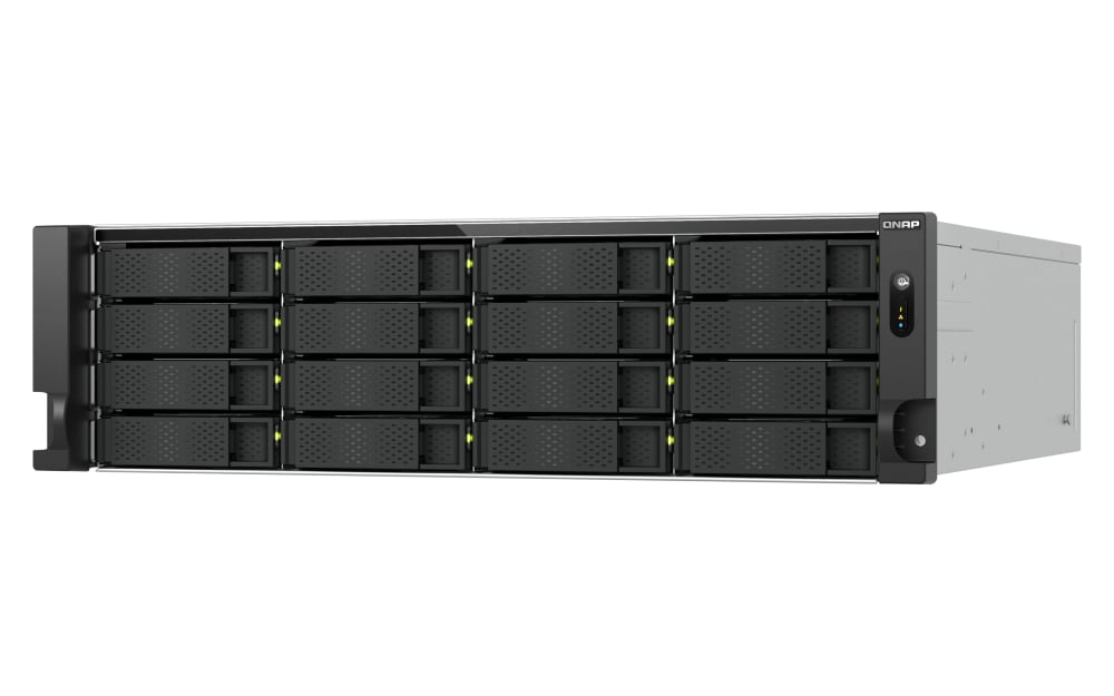 QNAP 3U 16 Bay QTS Hero Network Attached Storage Appliance