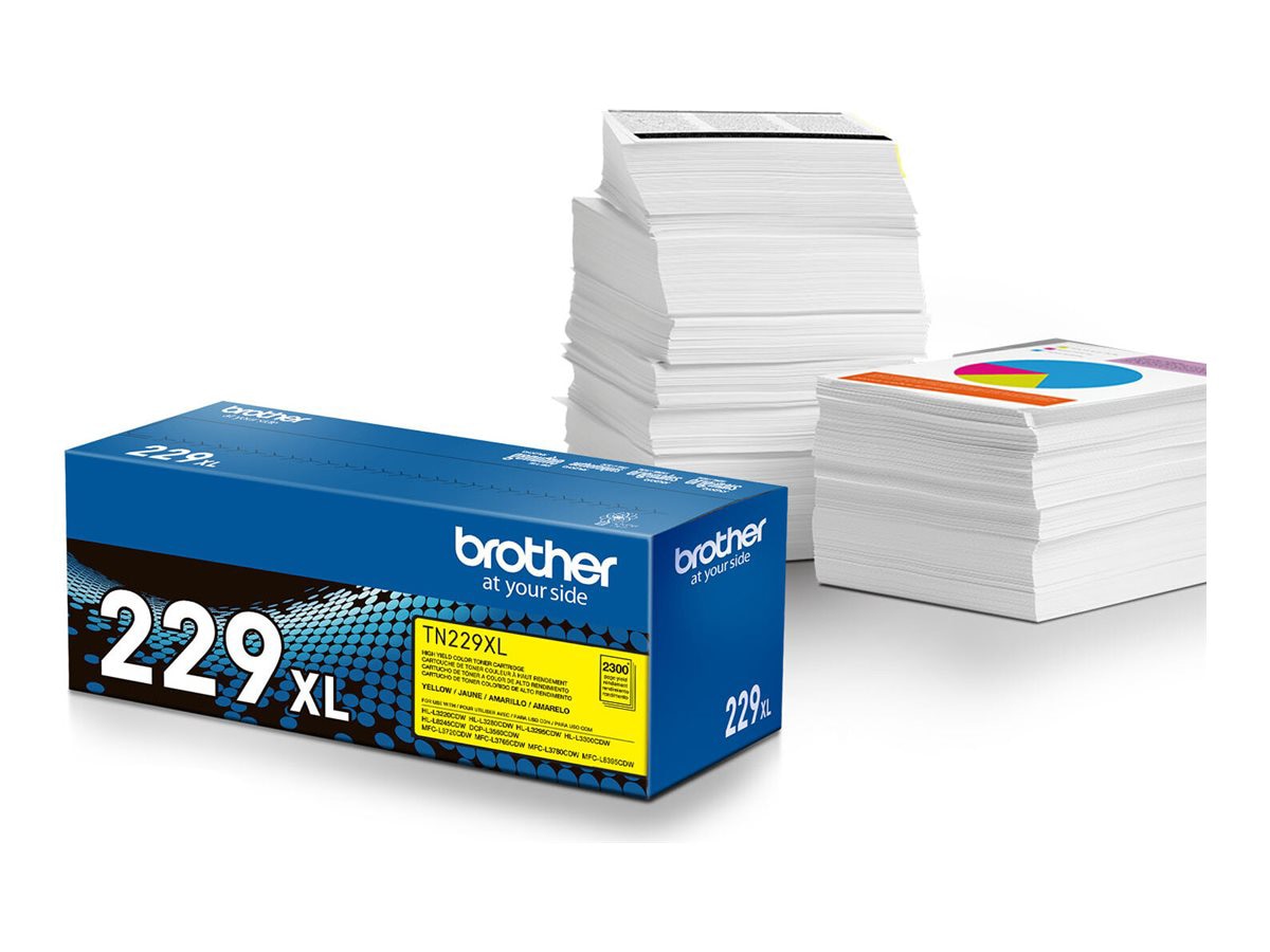 Brother TN229XLY - High Yield - yellow - original - toner cartridge