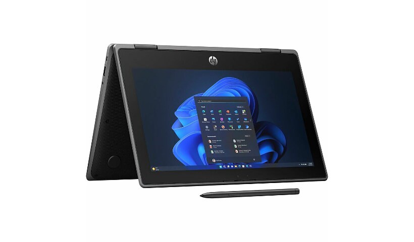 HP Pro x360 Fortis G11 11.6" Touchscreen Rugged Convertible 2 in 1 Notebook - HD - Intel N-Series N100 - 4 GB - 128 GB