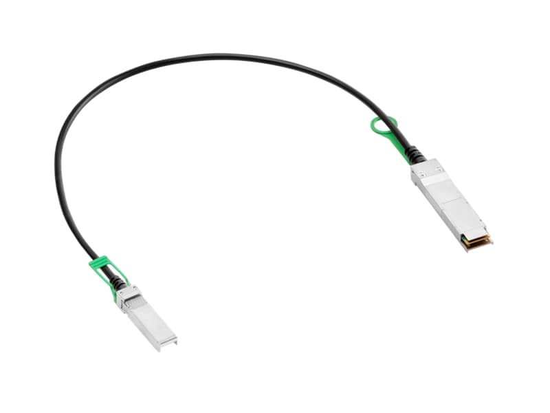 HPE Aruba 0.65m 50G QSFP56 to SFP56 Direct Attach Copper Cable