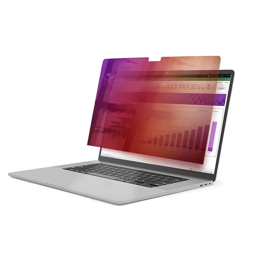 StarTech.com 14-inch MacBook Pro 21/23 Privacy Screen, Gold Filter w/Enhanced Privacy, Laptop Security Shield, +/-30°