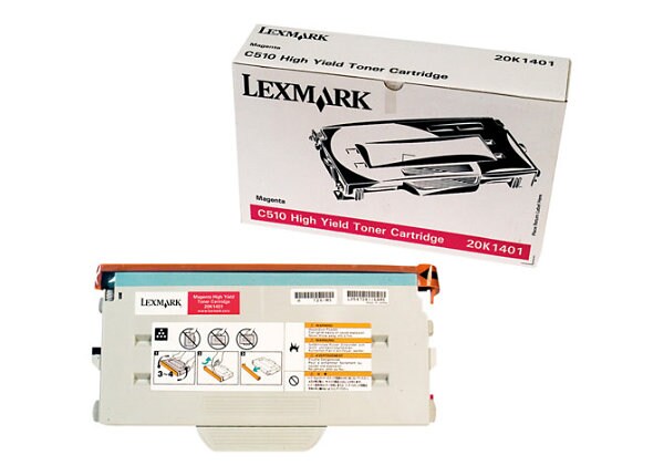 Lexmark C510 Magenta High Yield Toner Cartridge