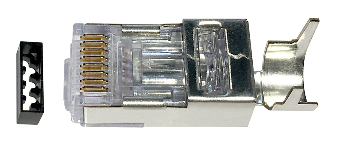 CommScope CAT6A Shielded Ethernet Connector Modular Plug Kit