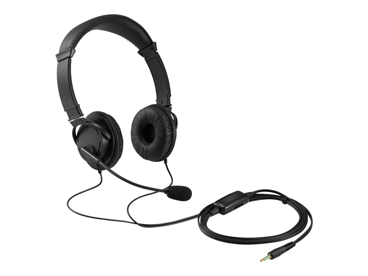 Kensington Hi-Fi Headphones with Mic - headphones with mic - 3.5 mm jack