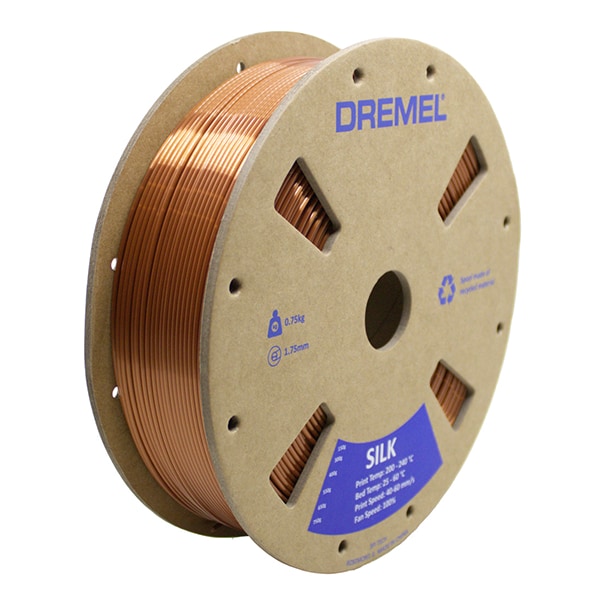 Dremel 1.75mm PLA Filament for DigiLab 3D45 3D Printer - Silk Copper