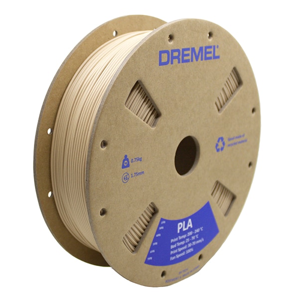 Dremel 1.75mm PLA Filament for DigiLab 3D45 3D Printer - Matte Beige
