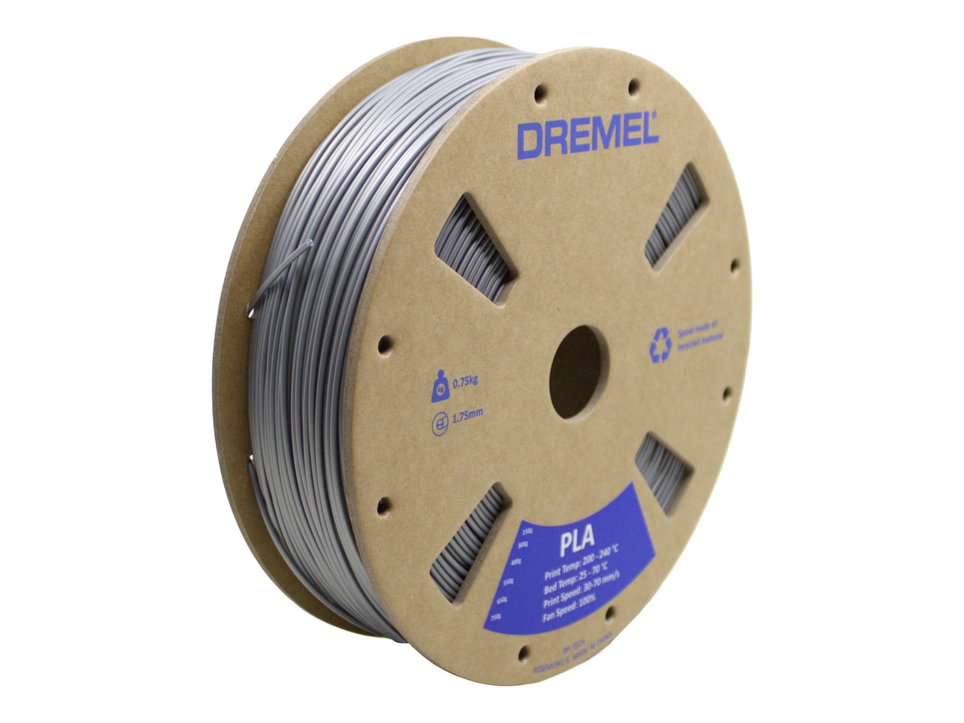 Dremel - gray - PLA filament