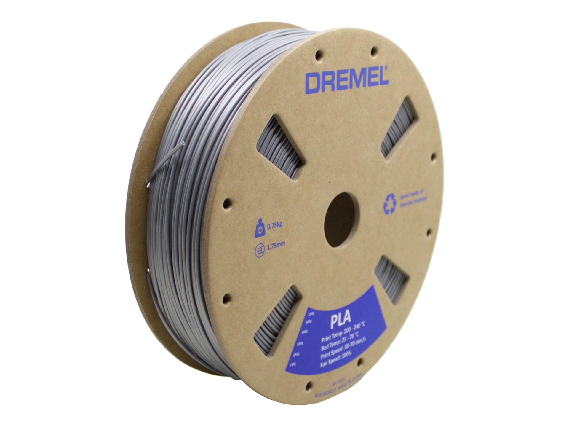 Dremel - gray - PLA filament